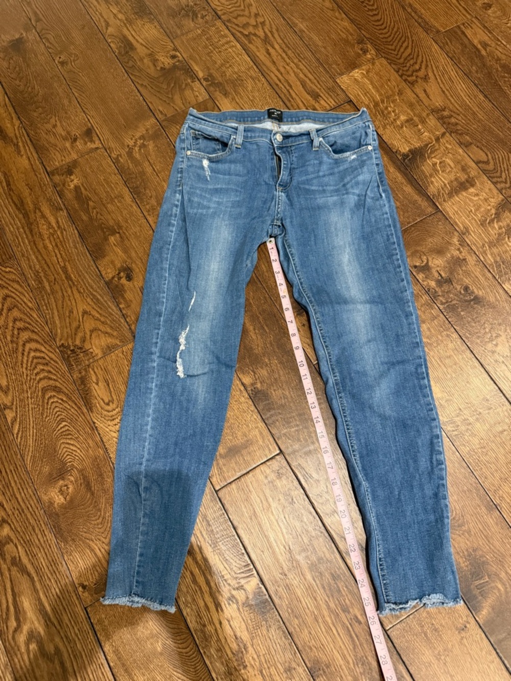 Just Black Light Blue Skinny Distressed Jeans